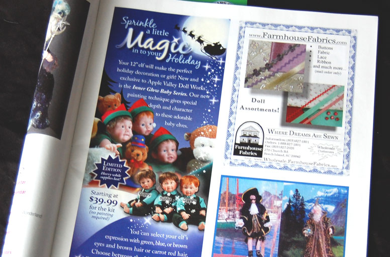 Apple Valley Doll Works Magazine Ad 2